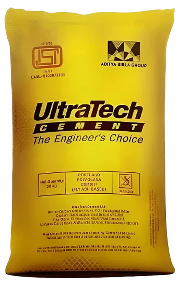 Ultratech PPC Cement, 50 Kg Bag